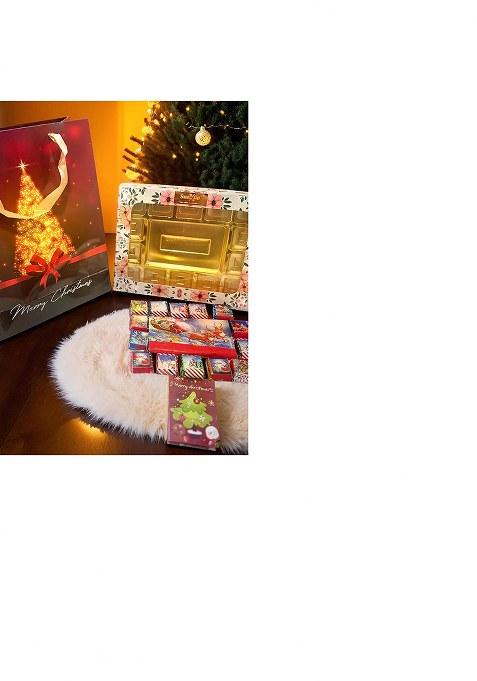 Snaxup Christmas Gifts, Merry Xmas Choco Treats Box | Gift Fancy Decorative Packaging In Christmas,Kids Function Packing, Wedding