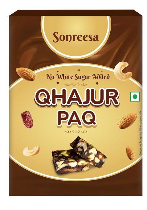 Sonreesa Qhajur Paq 200Gms | No Refined Sugar, Processed Sweeteners Sweetness From Dates, Almonds, Cashews, Pista Handcrafted In Small Batches Healthful Snacks, Superfood, Supernut