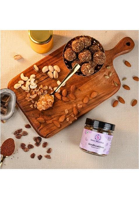 Stree Swasthya Wellness Gondh & Nuts Laddoos Pure Cow Bilona Ghee