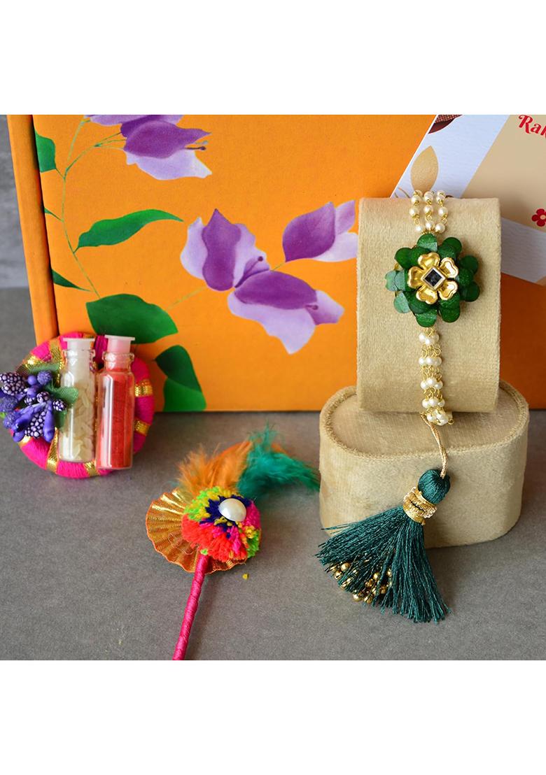 Sweedesi | Raakhi For Brother Raksha Bandhan Rakshabandhan With Indian Sweets Rakhi Hamper 16