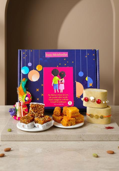 Sweedesi | Rakhi Hamper Raakhi For Brother Raksha Bandhan With Indian Sweets Bhai