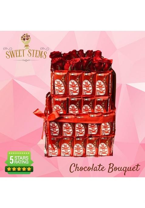 Sweet Stems Kitkat Chocolate Gift For Your Loved Ones (Love Card)