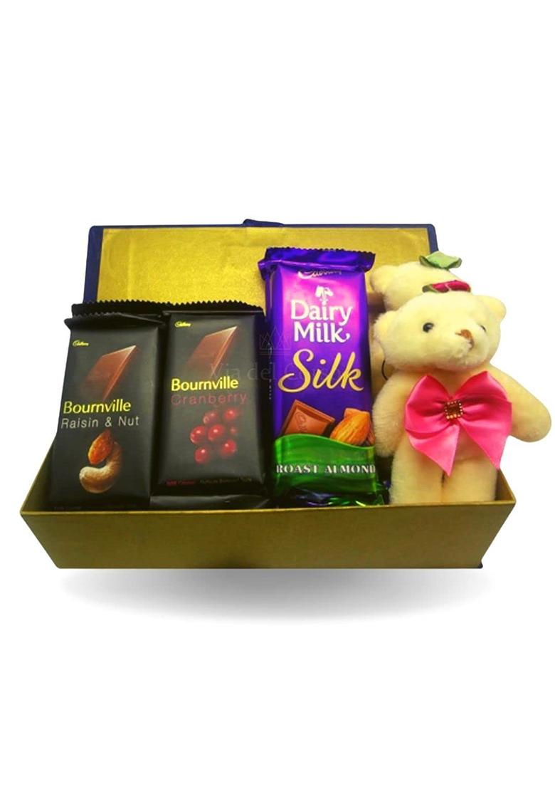 Sweet Stems Raksha Bandhan Special Delicious Chocolate Hamper For Sister