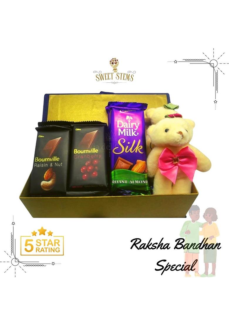 Sweet Stems Raksha Bandhan Special Delicious Chocolate Hamper For Sister