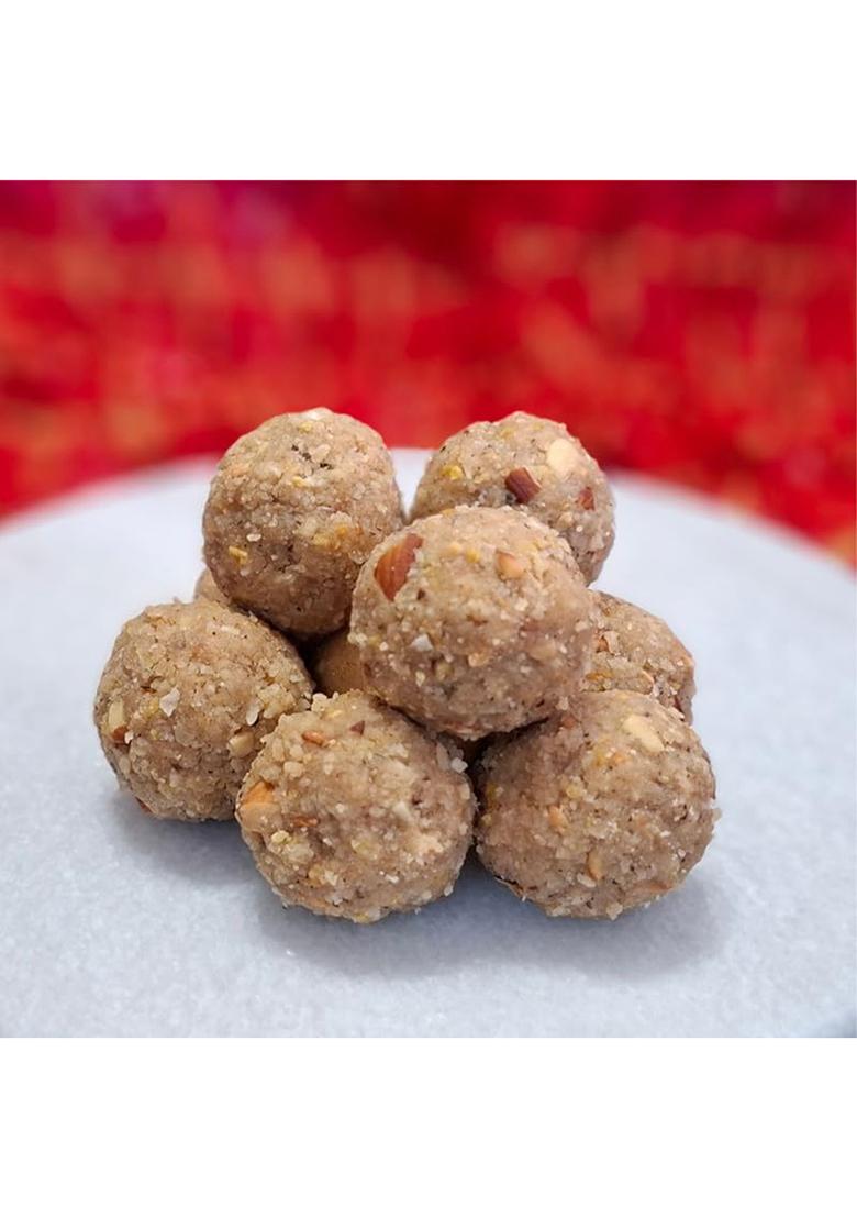 Sweetmitra Gond Dry Fruits Ladoo | Ayurvedic Energy For Winter & Postpartum Bone Joint Strength 100% Natural, No Added Sugar, Preservatives Healthy Indian Sweet