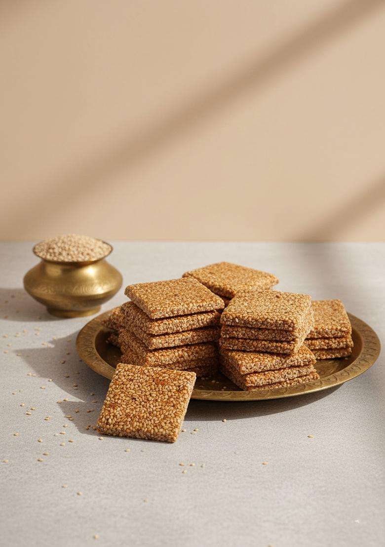 Vipul Dudhiya Sweets Winter Special | Til Chikki Indian Fresh And Healthy - 400G - Indya