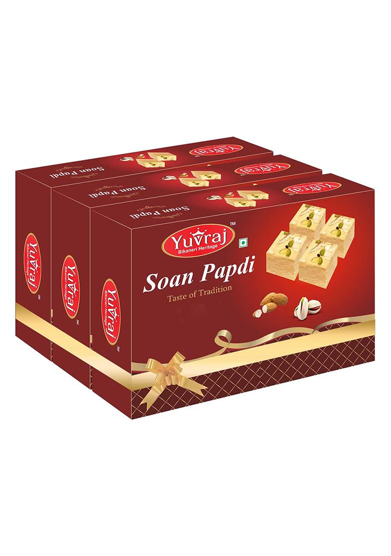 Yuvraj Soan Papadi (Patisa) Combo Pack (500 Gm X 3) Box