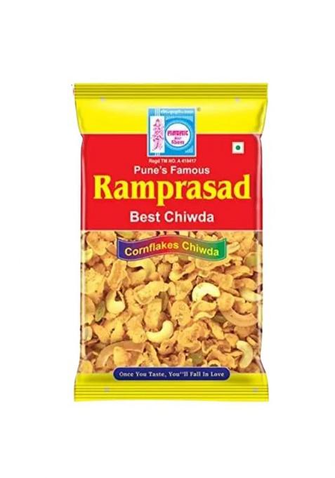Ramprasad Best Chiwada Chiwda-Cornflakes | Light Chiwda Quick Snacking |Namkeen Makai (500Gm, Cornflakes)