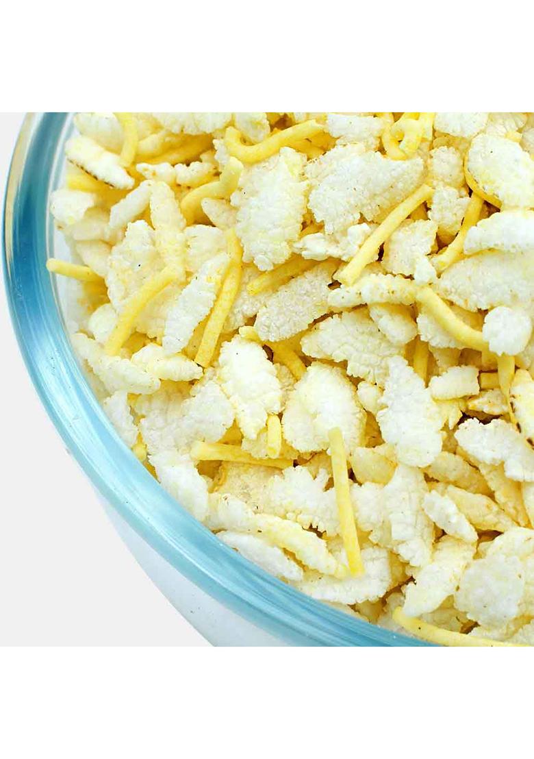 Neelam Foodland Less Oil Salt Free Diet Chivda, Rice Flakes Snack Mix With Gram Flour, 400G