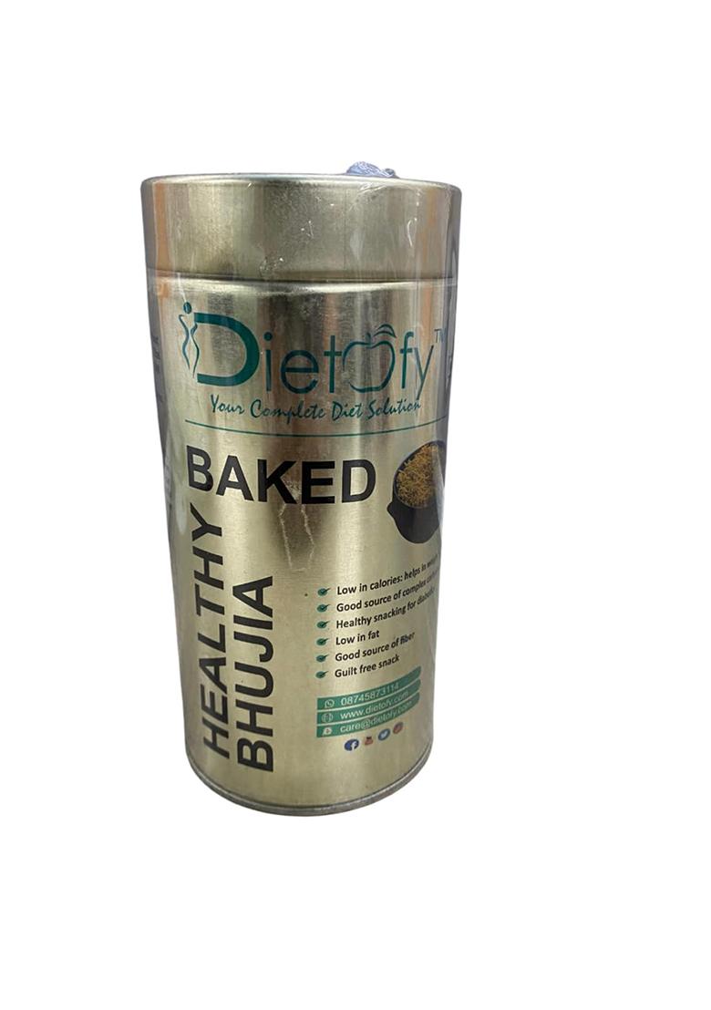 Dietofy Baked Bhujiya | Healthy Indian Namkeen Snack With Complex Carbs & Fiber Low-Calorie, Low-Fat, Guilt-Free Alternative For Smart Snacking 200G