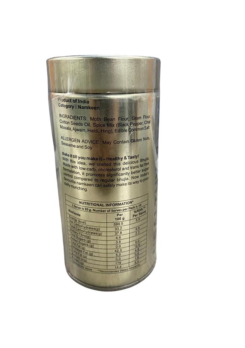 Dietofy Baked Bhujiya | Healthy Indian Namkeen Snack With Complex Carbs & Fiber Low-Calorie, Low-Fat, Guilt-Free Alternative For Smart Snacking 200G