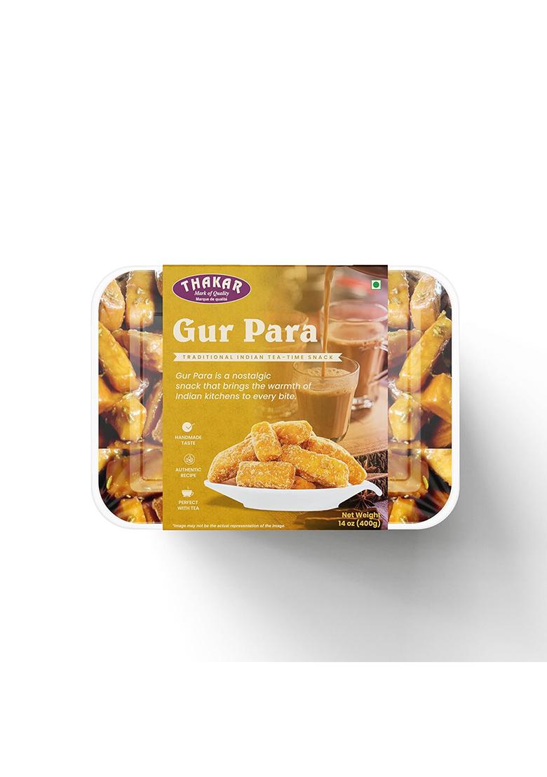 Thakar Traditionalsnack | Flaky Tea Time.Snack Indian Festival.Snacks North Indian.Snacks Snacksdesi Diwali Snack Pack For Gifting Matri Snack. (400G, Gur Para)