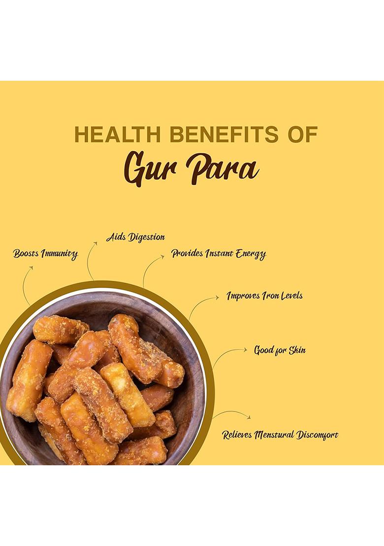 Thakar Traditionalsnack | Flaky Tea Time.Snack Indian Festival.Snacks North Indian.Snacks Snacksdesi Diwali Snack Pack For Gifting Matri Snack. (400G, Gur Para)