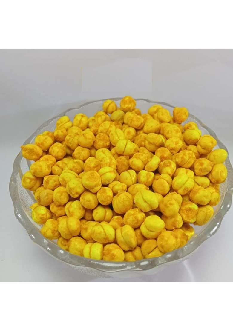 Shyamira Foods Roasted Turmeric Chana | Bhuna Without Skin Bengal Gram Masala Chickpeas Fresh & Assorted 900G - Indya