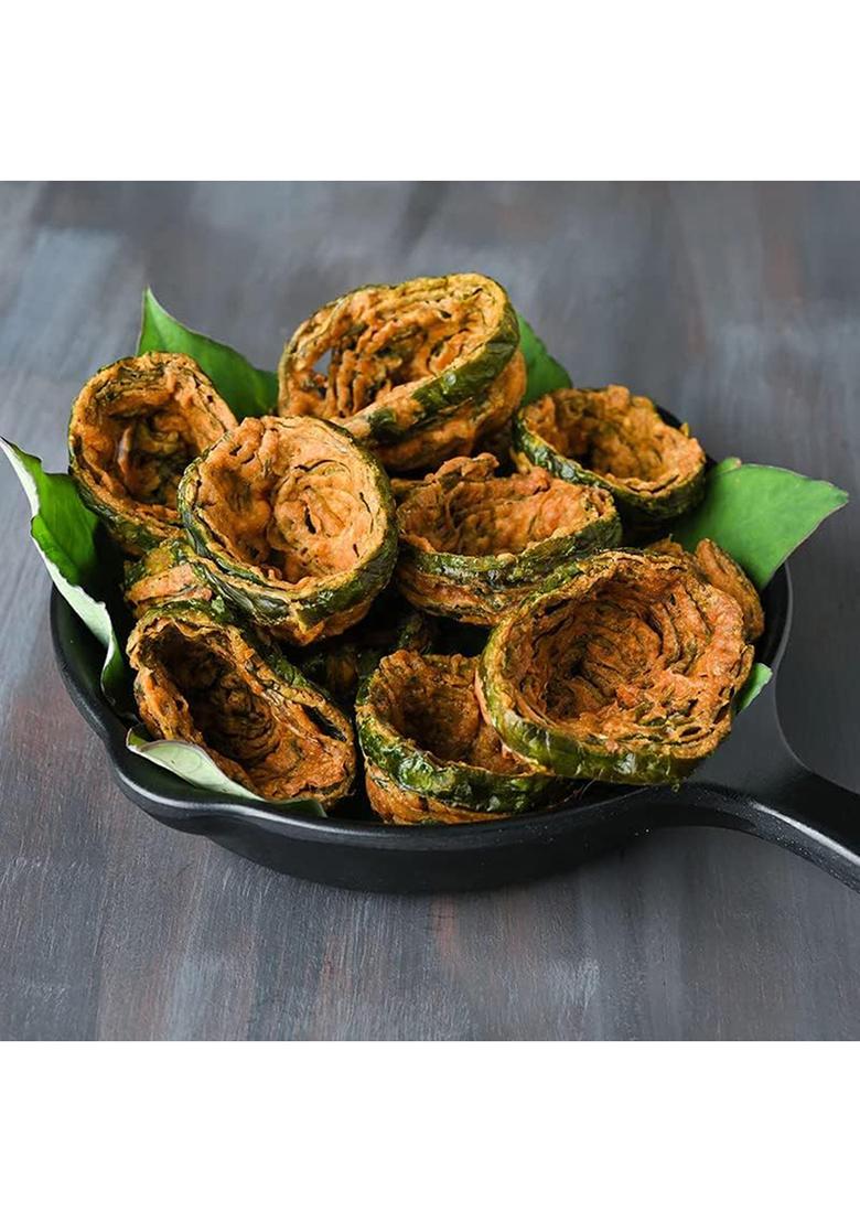 Home Of Sweet Famous Gujarati Dry Sada Super Special Premium Patra Snacks/No Garlic/Gujarati Surti Snacks (400Gm)