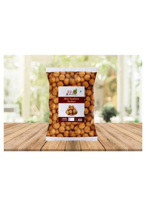 90'S Mill Chhoti Gol Kachori Masala Mini Namkeen Bachcha Kachaudee Small Kachauri Snacks For Foodie Indian | Freshly Prepared Crispy, Yummy Healthy & Hygienic-250 * 1Pack