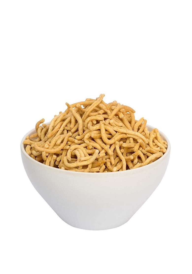 Ghotaram Gfp Namkeen Ratlami Sev||Ratlami Bhujiya||Traditional Spicy Indore Malwa Namkeen||Famous Snacks Of India||All Time Perfect Party Snack||Made With 100% Groundnut Oil Sev-1Kg*1Pack - Indya