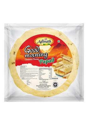 Good Morning Papad Combo Pack,Handmade,Chatpata Moong & Masala Chana,Variety Snack Pack|Vegan Gluten Free|200G Each (Pack Of 2)