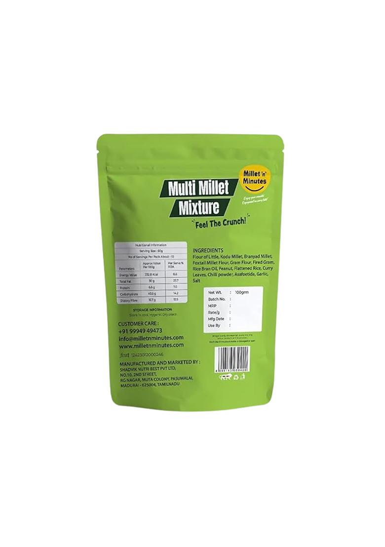 Millet 'N' Minutes N Minutes- Multi Mixture, Healthy Snacks, 200G, Pack Of 1