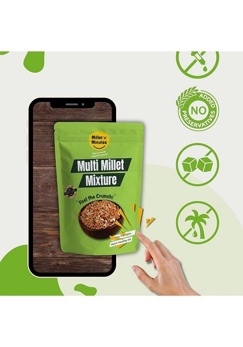 Millet 'N' Minutes N Minutes- Multi Mixture, Healthy Snacks, 200G, Pack Of 1