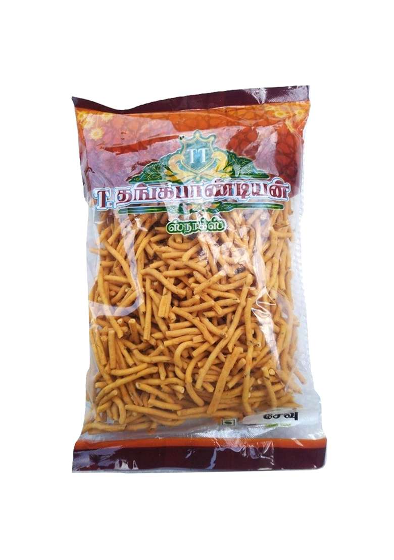 Thangapandiyan Thoothukudi Karasev (250 Gm) + Thangapandian Omapodi Ks Karthik Ko Mittai (Crushed Groundnut Chikky) (200Gm) - 700 Grams - Indya