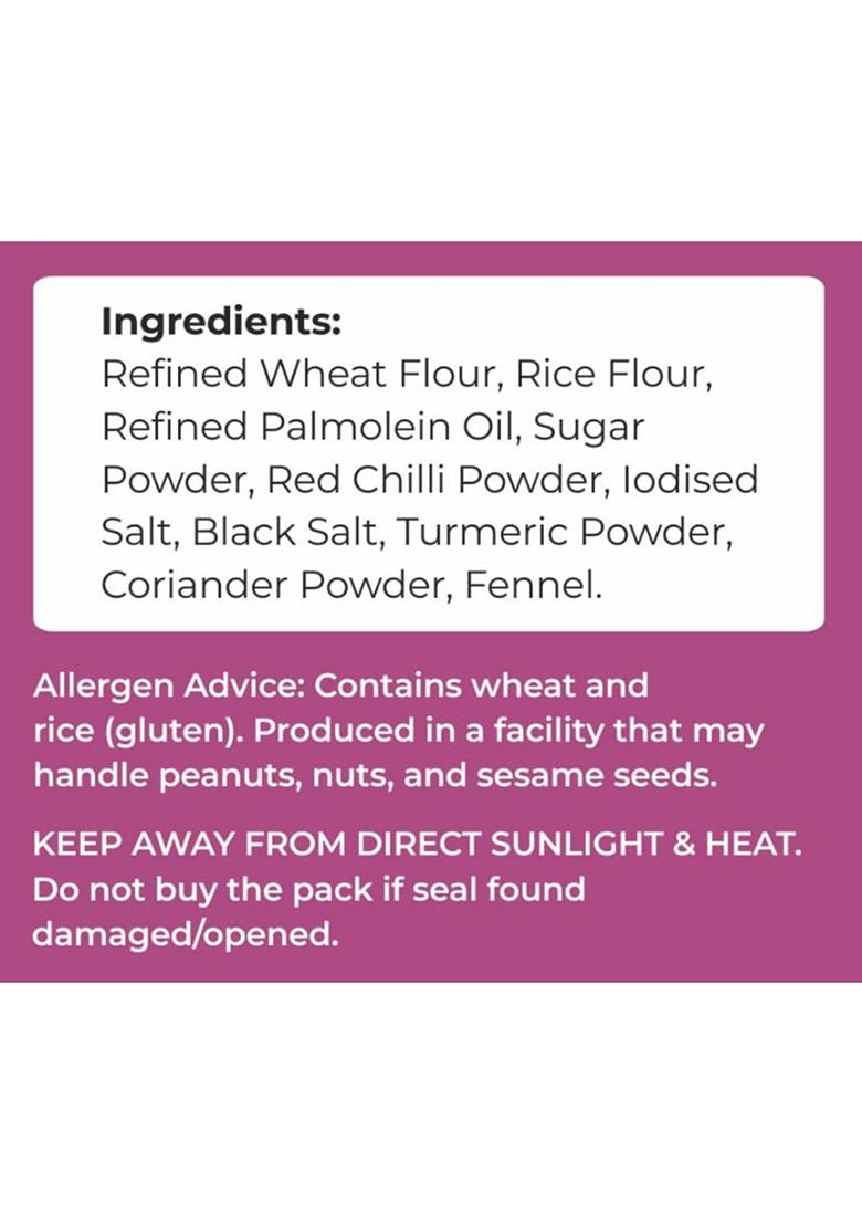 Shree Hariom Gruhudhyog Special Crunchy Masala Bhakarwadi | Long Crispy And Soft Sticks |Fresh & Tea Time Namkeen Savory Snack 475 Grams