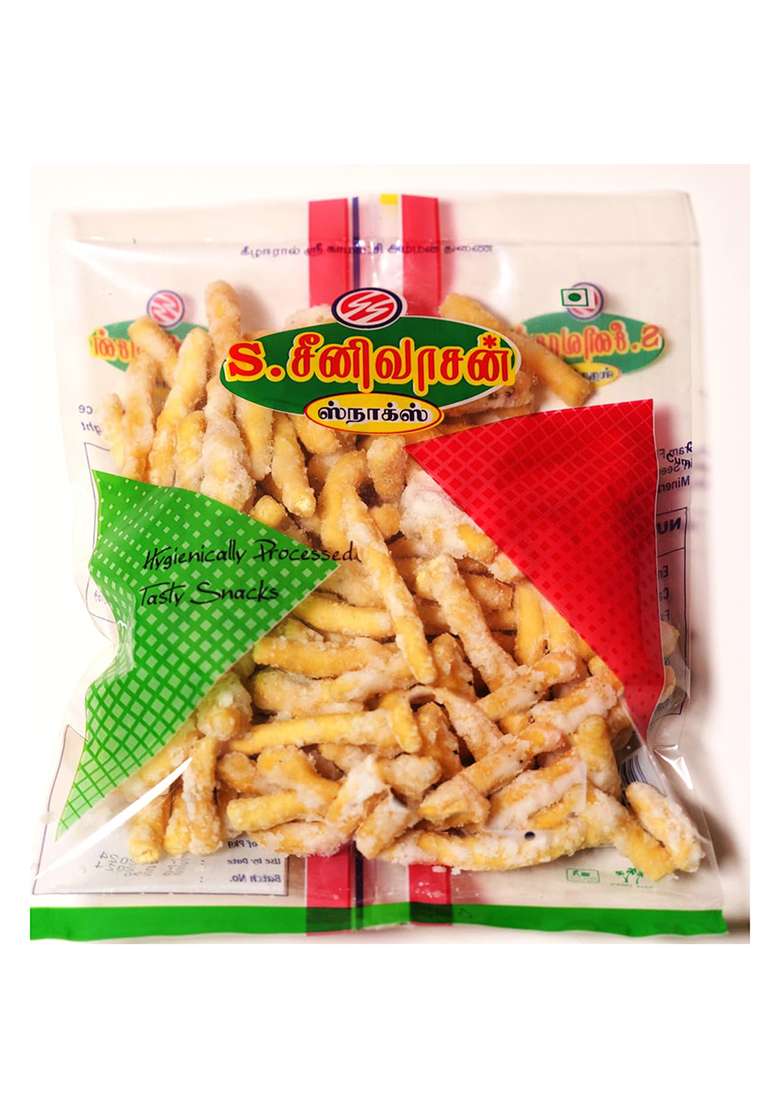 S. Seenivasan Mittai Kadai Thoothukudi Special Sweet Sevu - Pack Of 3 X 250 Gm - Indya