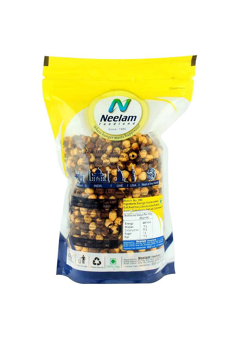 Neelam Foodland Low Fat Hing Jeera Chana (400G) - Indya