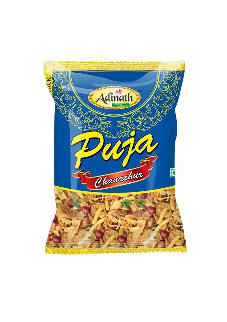 Good Morning Puja Jhal Kolkata Chanachur | Spicy & Flavourful Namkeen Snack Traditional Bengali Mixture 1Kg (Pack Of 1) - Indya