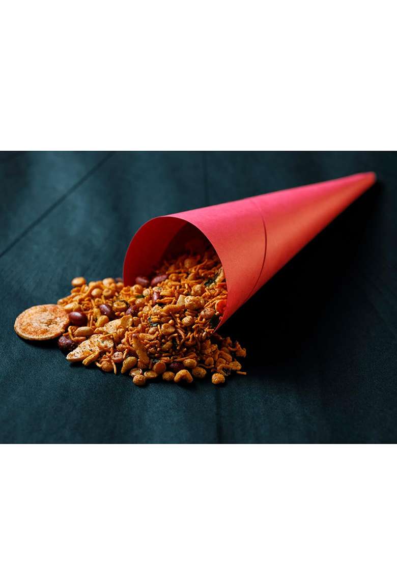Good Morning Puja Jhal Kolkata Chanachur | Spicy & Flavourful Namkeen Snack Traditional Bengali Mixture 1Kg (Pack Of 1) - Indya