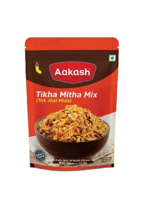Aakash Namkeen Tikha Mitha Mixture Namkeen|350 Grams|The Sweet And Spicy Mixture|Healthy Indian Snacks|Organic