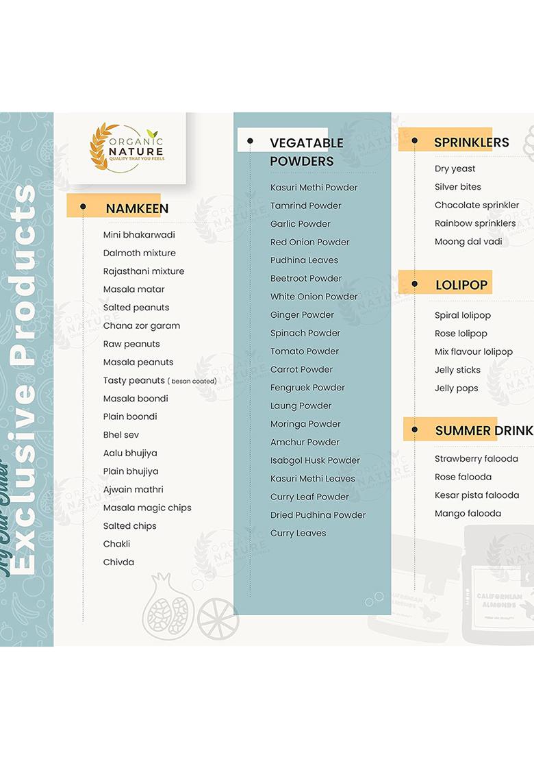 Organic Nature Special Masala Spicy Masoor Dal (Namkeen) (Pack Of 1Kg)