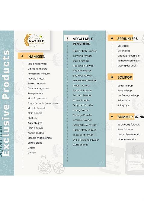 Organic Nature Special Masala Spicy Masoor Dal (Namkeen) (Pack Of 1Kg)