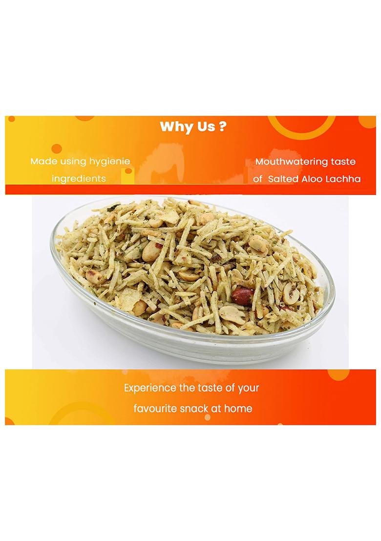 Okhli Musal Brand Namkeen Falahari Mixture/Falahari Aloo Lachha/Falahari Aaloo Lachha Mungfali Mix Meetha Chivda/Falahari Potato Namkeen/Specialy Eat In Fasting/Fasting Healthy Snack Namkeen-1Kg*1Pack