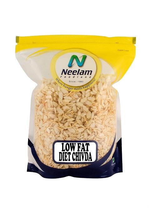 Neelam Foodland Low Fat Diet Chivda (Ricke Flakes Blended With Sev, Suagr And Salt, 400G