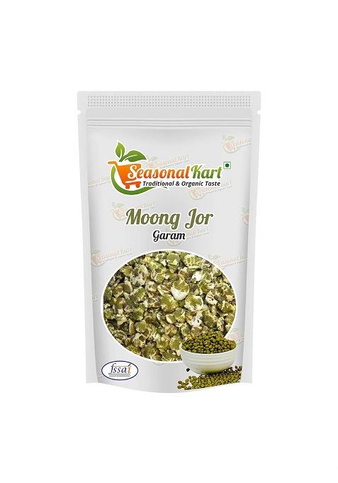 Seasonalkart Seasonal Kart Moong Jor Puffed Green Gram Flakes, Ready To Eat Healthy Snacks, Roasted Snack, Masala Flavored,Gluten Free Jhor | Cholesterol (700 Grams)