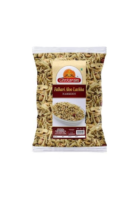 Ghotaram Gfp Ekadashi Vrat Upwas Fast Namkeen Snack Falahari Mixture/Falahari Aloo Lachha/Falahari Aaloo Lachha Mungfali Mix Meetha Chivda/Falahari Potato Namkeen/Specialy Eat In Fasting-850G*1Pack