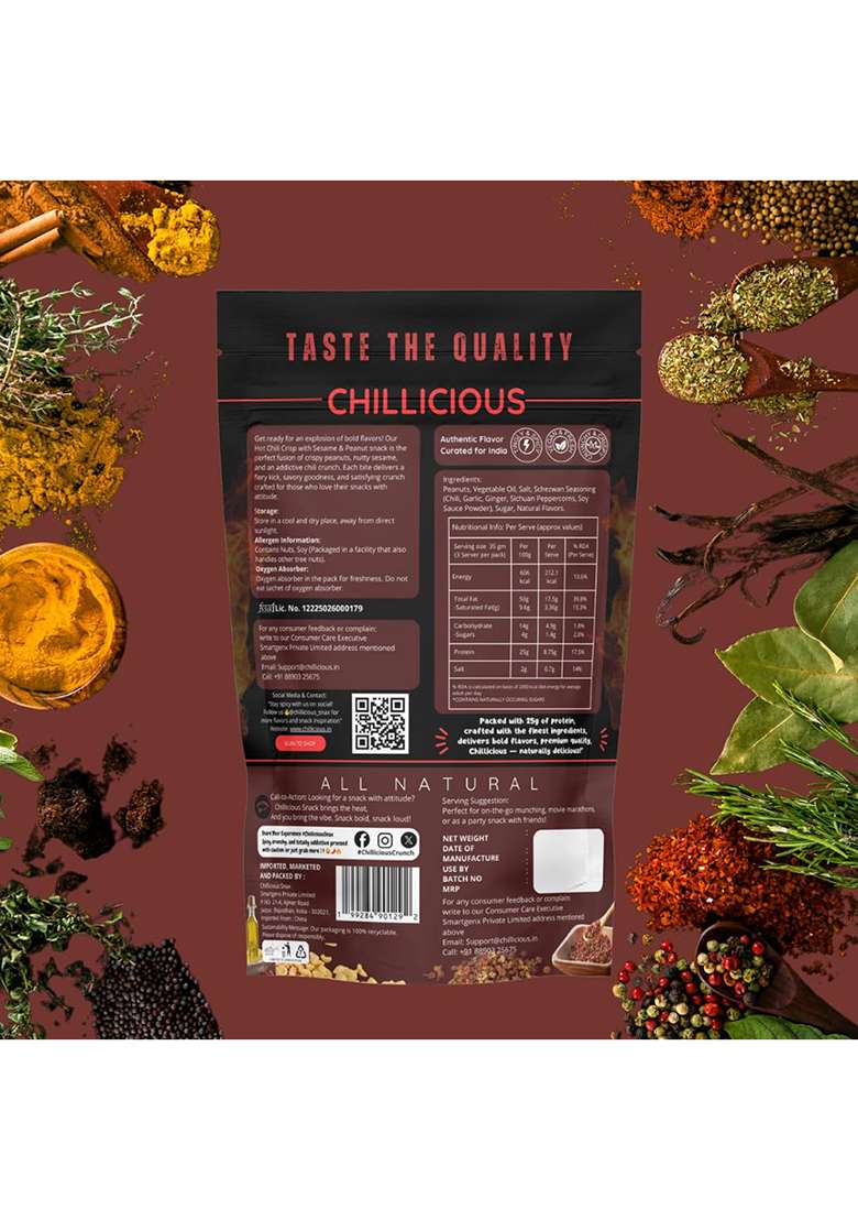 Chillicious Sichuan Chili Nutz - Indya