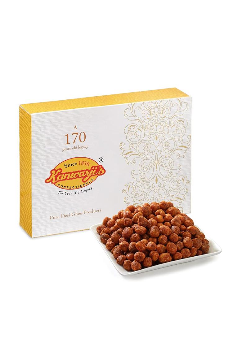 Kanwarji'S Confectioners Confectioners|Evening Tea Time Snacks|Crispy|Namkeen|Ready To Eat Snacks|Kabuli Chana (400Gm)