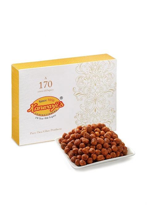 Kanwarji'S Confectioners Confectioners|Evening Tea Time Snacks|Crispy|Namkeen|Ready To Eat Snacks|Kabuli Chana (400Gm)