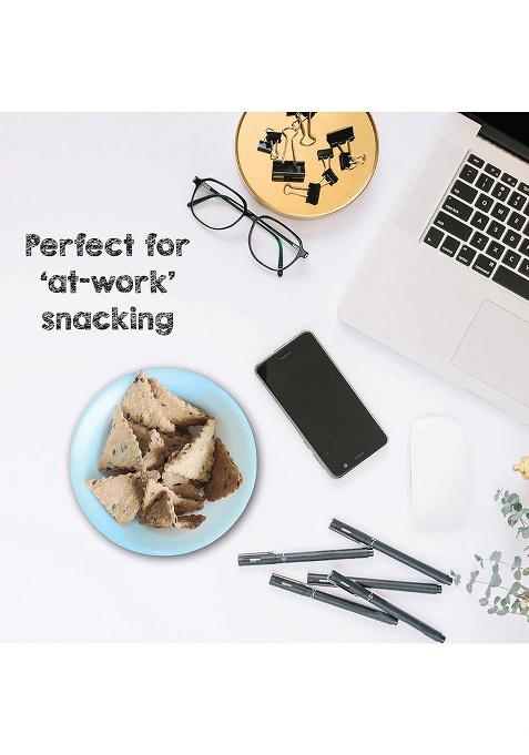 Selfcare By Suman Agarwal Roasted Flax Triangles Pack Of 1 125G | Healthy Fiber Rich & Non Fried Savoury