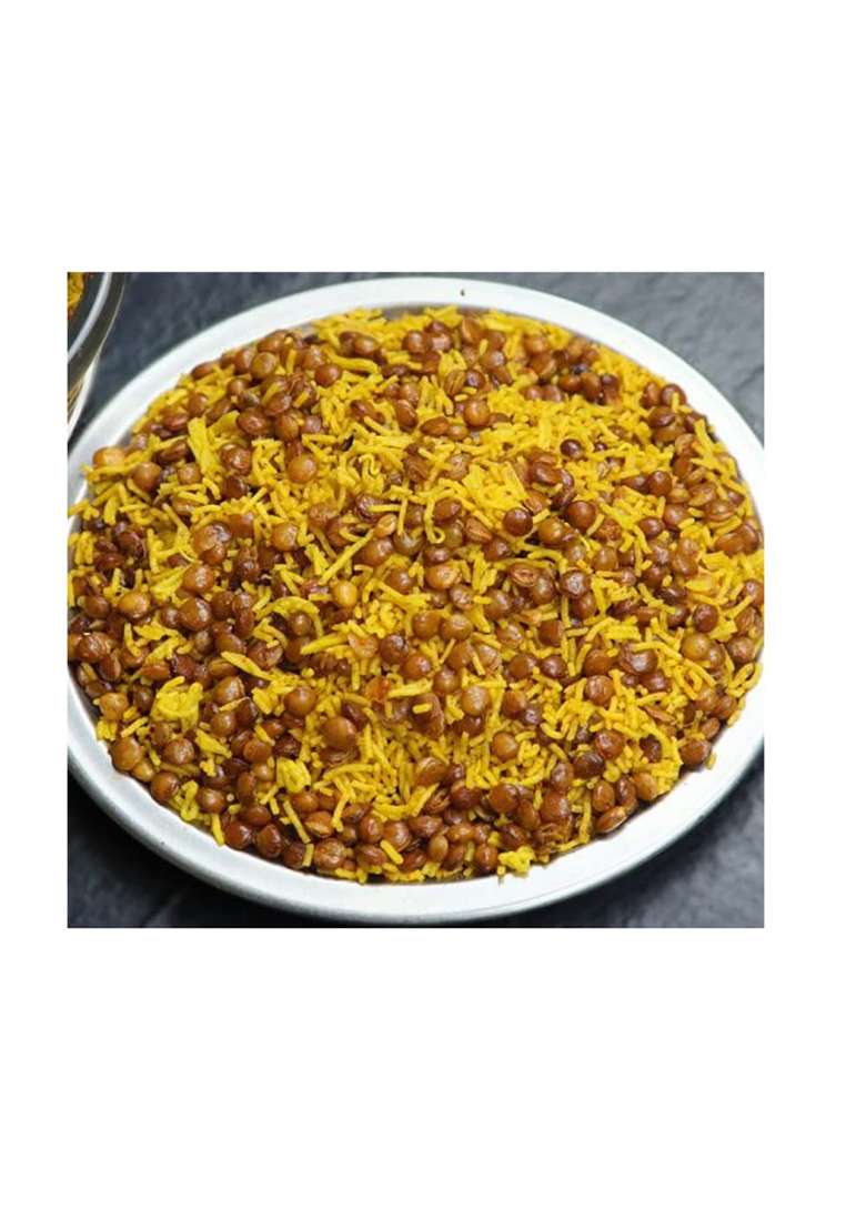Ghotaram Agra Dalmoth Namkeen|Dalmoth Namken Nutritious, Delicious & Crunchy Shahi Fatehabad Moth Dal Namkeen|Indian Healthy Snacks|Spicy Savoury In Flavour|Chai-Time|Evening Snack-300G*1Pack - Indya