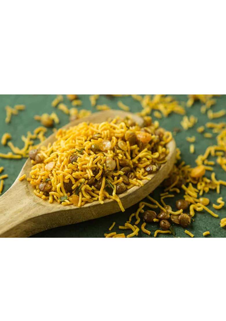 Ghotaram Agra Dalmoth Namkeen|Dalmoth Namken Nutritious, Delicious & Crunchy Shahi Fatehabad Moth Dal Namkeen|Indian Healthy Snacks|Spicy Savoury In Flavour|Chai-Time|Evening Snack-300G*1Pack - Indya
