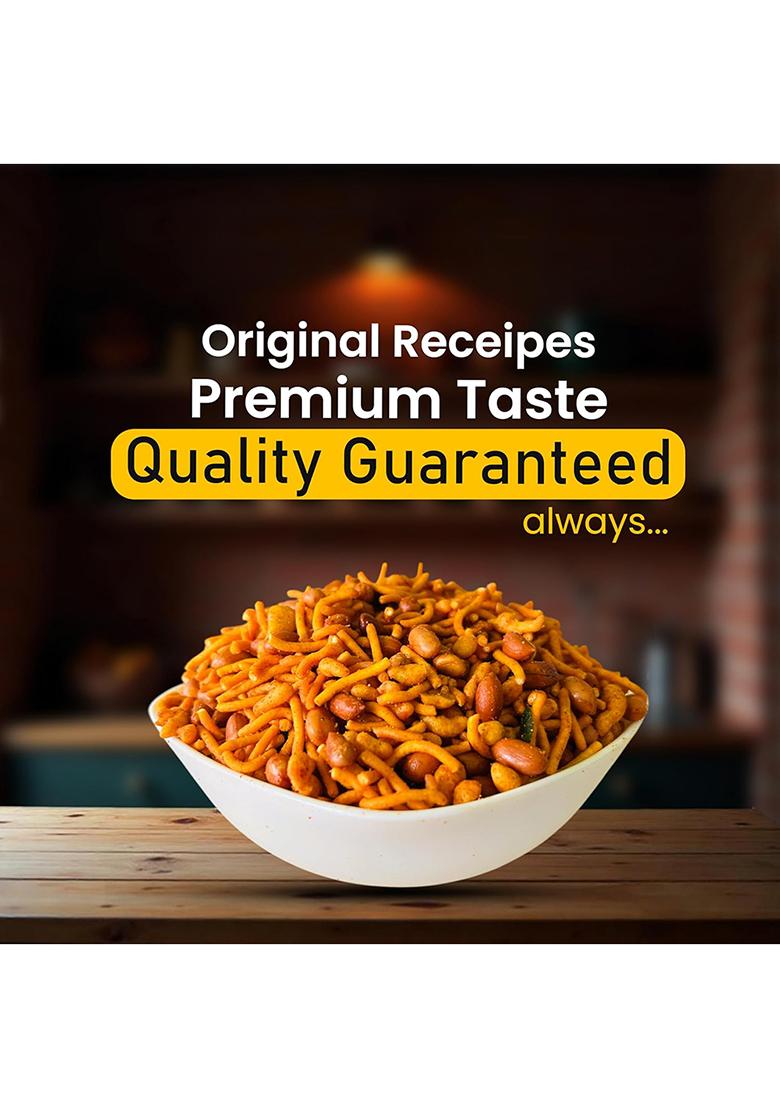 Haya Food Products | Kerala Spicy Mixture Authentic South Indian Snacks 400G Pack Of 2 (200G Each)