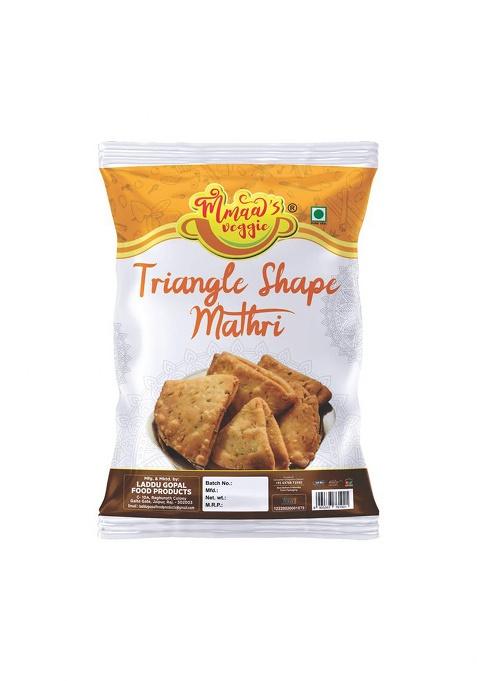 Mmaa'S Veggie Gurjarabhumi Namkeen Homemade Tikoni Suhali Mathri | Ajwain Mathari, Indian Masala Crispy, Ready To Eat Papdi Chaat/Bhel Puri/Dahi Chaat Mathri-250 * 1Pack