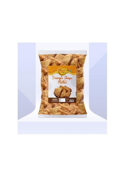 Mmaa'S Veggie Gurjarabhumi Namkeen Homemade Tikoni Suhali Mathri | Ajwain Mathari, Indian Masala Crispy, Ready To Eat Papdi Chaat/Bhel Puri/Dahi Chaat Mathri-250 * 1Pack