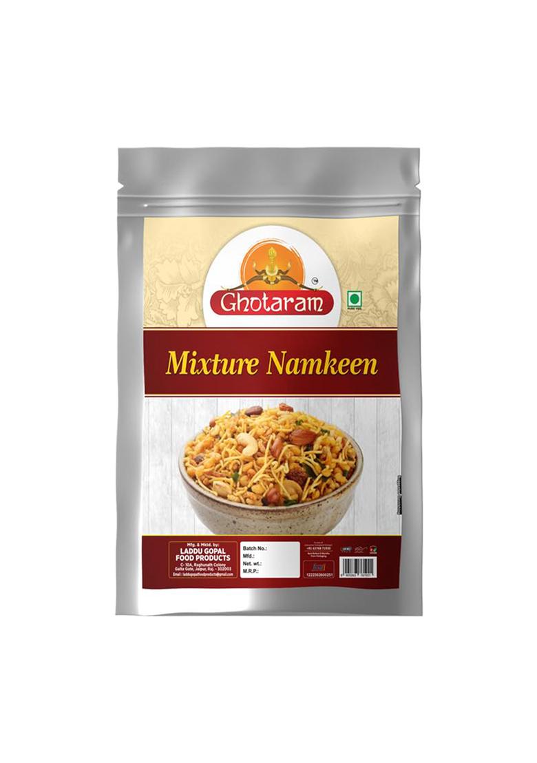 Ghotaram Old Delhi Khatta Meetha Namkeen Snacks Tasty & Crunchy Tea-Time | All Time Favourite Indian Snacks/Namkeen Ready To Eat No Preservatives Crsipy Light Snacks-250 * 1Pack