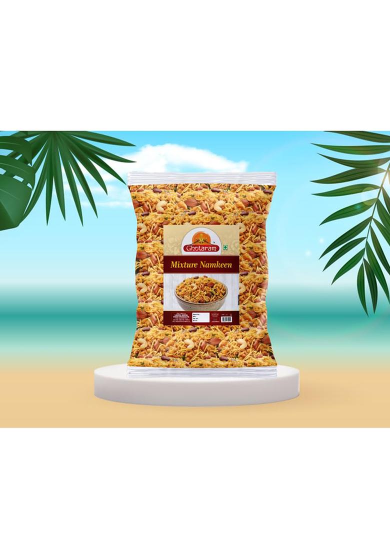 Ghotaram Old Delhi Khatta Meetha Namkeen Snacks Tasty & Crunchy Tea-Time | All Time Favourite Indian Snacks/Namkeen Ready To Eat No Preservatives Crsipy Light Snacks-250 * 1Pack