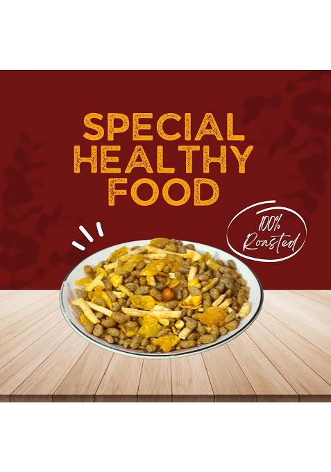 Tatshika Roasted Ragi Bhel 400 G(Pack Of 2) | Healthy Snack Sev,Ragi Murmura,Potato Stick,Makai Flex Low Calorie Snacks