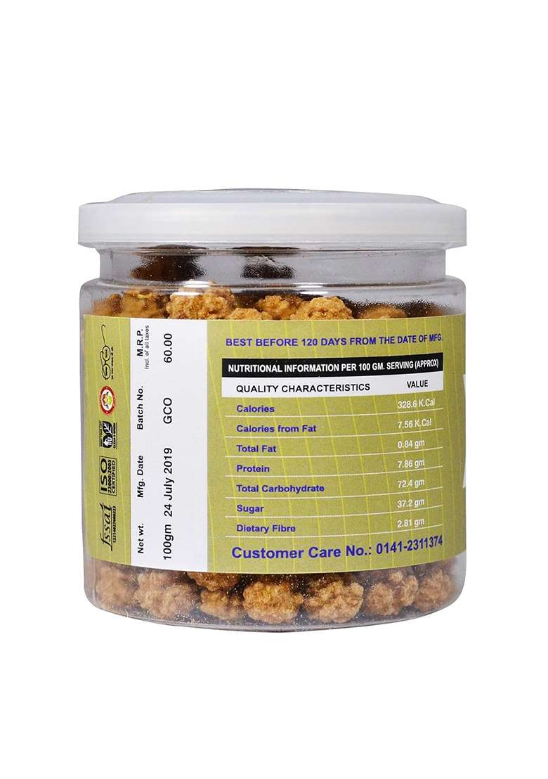 Roastway Foods Immunity Booster Roasted Gud Chana Healthy Snacks And Namkeens (400 Grams) - Indya